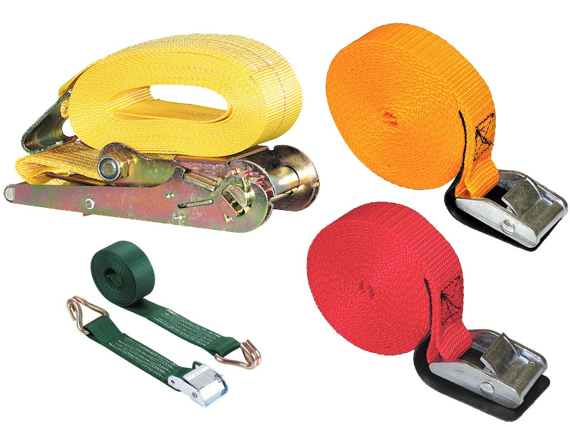 Assorted cargo straps